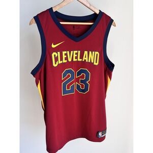 CLEVELAND CAVALIERS NBA BASKETBALL JERSEY SHIRT NIKE #23 LEBRON JAMES SIZE XL